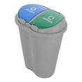 thumbnail image 2 of bote de basura 3 en 1 100 l gris, 2 of 5