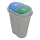 thumbnail image 2 of bote de basura 3 en 1 100 l gris, 2 of 5