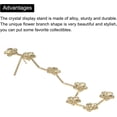 thumbnail image 4 of MECCANIXITY Crystal Ball Flower Display Stand,0.98 Inch Diameter ,Metal Ball Holder, Gold, 4 of 5
