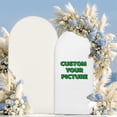 thumbnail image 5 of Custom Arch Backdrop Cover (5.2FT & 1.9FT), Stretchy Personalized Arch Stand Cover, Wedding Birthday Baby Shower Party Decorations Backdrop, 5 of 7