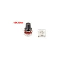 thumbnail image 3 of WTH118 Rotary Wirewound Potentiometer 15K Ohm Adjustable Resistance w Cap, 3 of 3