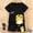 Black, variant on Boys Spring Summer Outfits Cute Summer Short Sleeve Short Sleeve Top and Shorts Trendy 2 Piece Summer Shorts Set Cotton Summer Outfits Sets