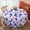Pioneer Flower Floral, variant on Pioneer Flower Floral Print Pattern Round Tablecloth 60 X 60 Inch, Wrinkle Resistant Wipeable Table Cloth for Kitchen Dining Picnic Patio Party