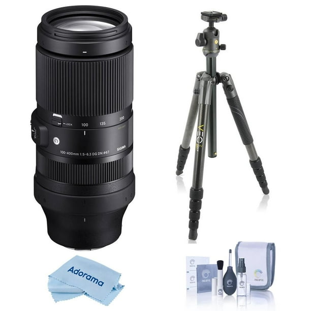 Sigma 100 400mm F 5 6 3 Dg Dn Os Contemporary Lens For Sony E Bundle With Vanguard Tripod Kit Walmart Com Walmart Com