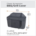thumbnail image 4 of Classic Accessories Water-Resistant 70 Inch BBQ Grill Cover with Grill Tool Set, 4 of 11