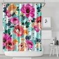 thumbnail image 2 of Farmhouse Roses Shower Curtain - Rustic Charm with Classic Blooms, 72x84 Inches, 2 of 5