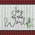 thumbnail image 3 of Bailey, Ann 12x12 Black Modern Framed Museum Art Print Titled - Joy to the Word Metal, 3 of 5