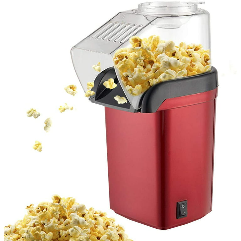 Hot Air Popcorn Maker Machine 1100W Electric Popcorn Popper Kernel Corn  Maker Bpa Free, 95% Popping Rate, 3 Minutes Fast, No Oil Healthy Snack for  Kids Adults, Home, Party and Family Gift