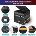 thumbnail image 6 of Samerd Portable Fireproof Lockable File Organizer, 2-Layer Foldable Box for Letter and Legal Storage, 6 of 8