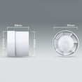 thumbnail image 2 of 4\" 5\" 6\" 100 125 150 mm In-line Extractor Fan Air Blower Fan Bathroom Kitchen, 2 of 6
