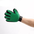 thumbnail image 2 of Pet Hair Removal & Grooming Glove 1Pc. For Dogs & Cats – Bathing & Massaging Glove For Pets, Green, Left Hand, 2 of 11
