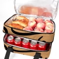 thumbnail image 5 of Thanksgiving Dual Compartment Insulated Lunch Bag with Large Capacity - 7.1x11.4x16.1 Inches - Handheld Refrigerated Meal Bag, 5 of 6