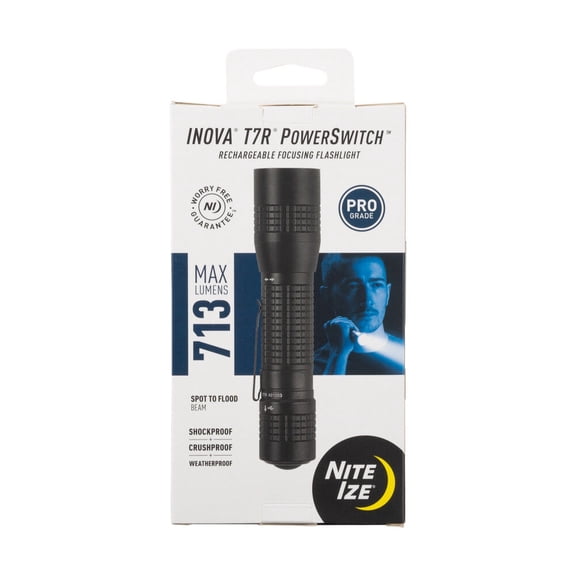 Nite Ize Inova T7RA PowerSwitch Rechargeable Focusing Flashlight