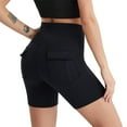 thumbnail image 4 of Pantalones cortos deportivos de cintura alta Sonducket para mujer 2XL con bolsillo lateral, 4 of 6