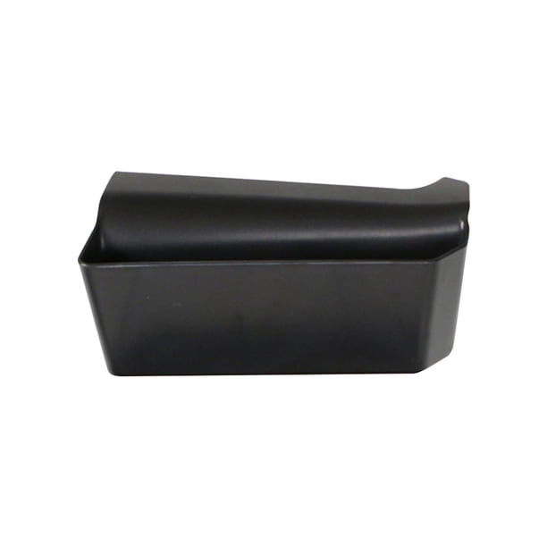 Caja de almacenamiento interior, contenedor, porta vasos, caja de pañuelos, gadget negro, duradero Consola izquierda