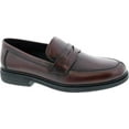 thumbnail image 2 of Men's Drew Essex Penny Loafer Burgundy Leather 10 4E, 2 of 2