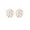 C-Rose Gold, variant on Solid 925 Sterling Silver Camellia Flower Stud Earrings for Women Teens Flower Stud Earrings Pearl Studs