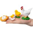 thumbnail image 4 of Simulation Modèle Animal Ferme Coq Blanc Cycle de Croissance Modèle de Décoration de Jardin - 4 Pièces, 4 of 5