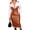 Light Brown, variant on Women'S Pu Leather Midi Dress Shirt Collar Belted Lapel Long Sleeve Button Pocket Patchwork Outfit Light Brown L