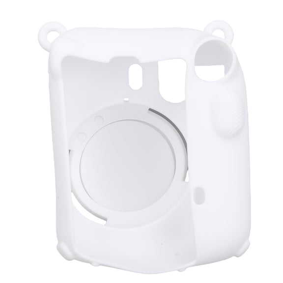 Camera Protective Case Suitable for Instant Mini 12 Camera Anti Slip Scratch Soft Silicone Cover White 9.05x7.08 in / 23x18 cm