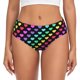 thumbnail image 1 of Fotbe Rainbow Hearts Calzones Estampados para Mujer – Ropa Interior de Algodón, Cómoda, Suave y Elástica-X-Small, 1 of 6