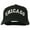 Black, variant on Chicago Illinois State Embroidered Cotton Cap - Red OSFM