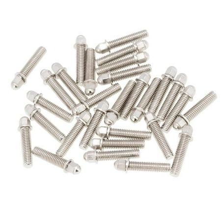 

30Pcs Stainless Steel M3 Hex Nut with Round Screws And Socket Screwdriver for 1.9/2.2 Wheel Crawler Buggy DIY Accessory -