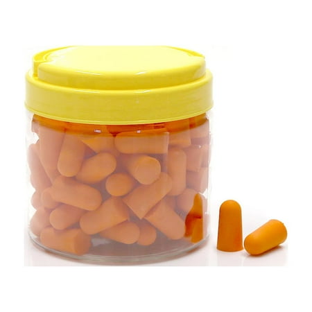 

50 Pairs Soft Foams Ear Plug Noise Reduction Earplugs Protector for Sleeping LearningOrange