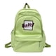 thumbnail image 1 of Mujeres Harajuku Mochila Moda Moda Estudiante Mochila Adolescente Bolsas (Verde), 1 of 9