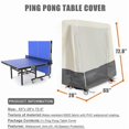 thumbnail image 5 of Indoor/Outdoor Exercise Bike Cover Waterproof Rain Snow DustproofPing Pong Table Cover Outdoor Waterproof Sunscreen Oxford Cloth Ping Pong Table Cover, 5 of 5