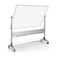 BALT 669RHHH 48"x96" Reversible Plastic Whiteboard, Gloss