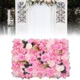 thumbnail image 5 of 12Pcs Artificial Flower Wall Panels Silk Wedding Backdrop Decor Party Home Floral Panels, 5 of 12
