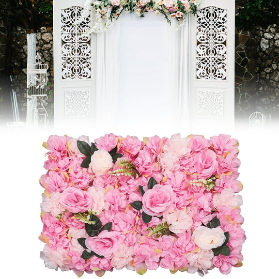 SHZICMY Wedding Decor Flower Wall Panel Artificial Cloth Floral Panel Party Decoration