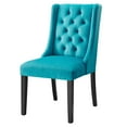 thumbnail image 5 of Side Dining Chair, Set of 2, Blue, Velvet, Modern Contemporary, Kitchen Room Cafe Bistro Restaurant Hospitality, 5 of 9