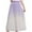 Purple, variant on Mqqzkk Gradient Color Long Skirt For Women Trendy Elastic High Waist Pleated Shirts Tiered A Line Beach Long Skirts