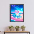 thumbnail image 4 of Pintura de diamante 5D DIY taladro redondo completo fantasía playa amor decoración del hogar Hugtrwg Para estrenar, 4 of 9
