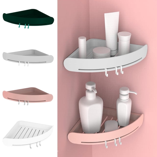 Xihbxyly Estante de Ducha Creativo para Baño, Diseño de Ventosa, Sin Necesidad de Taladrar, Organizador de Esquina para Bañera, Solución de Almacenamiento Versátil, Fácil Instalación, 332 X 239 X 50