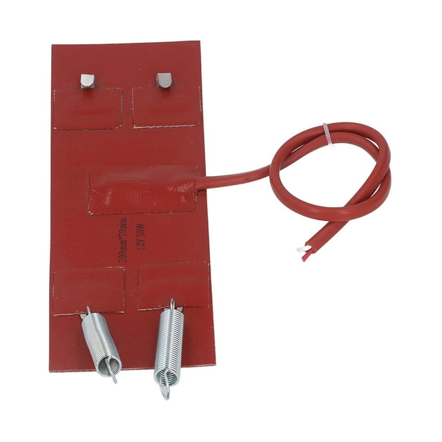 50W Engine Fuel Heater Pad Universa Fast Heating Waterproof Silicone Car Oil Pan Heating Pad 200mm X 70mm