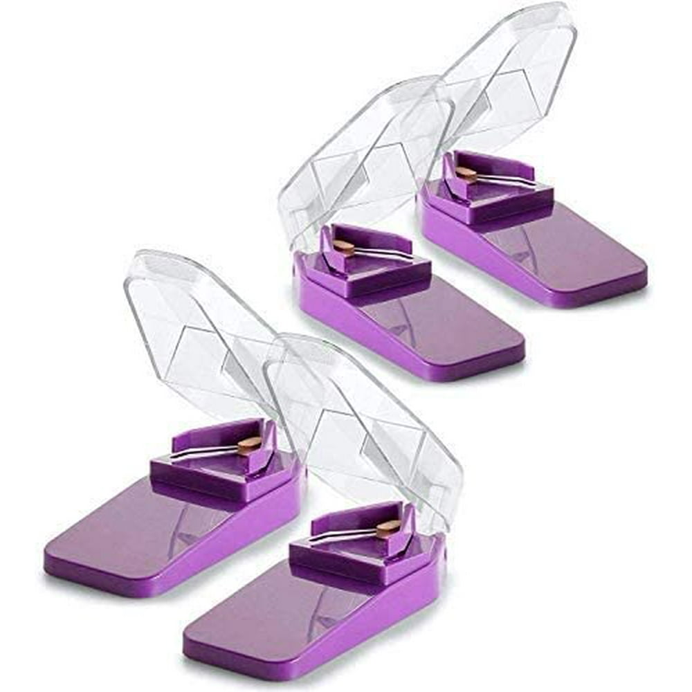 Pill Splitters (Pack of 4) V Grip Pill Cutters for Big and Small