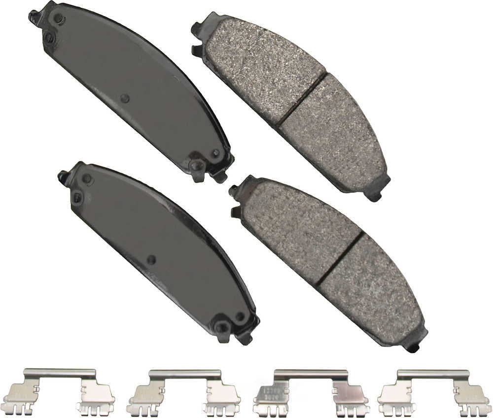 Akebono SDF1058 Severe Duty Ultra Premium Disc Brake Pad Kit
