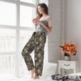 thumbnail image 5 of Kdxio Women's Comfy Stretch Camouflage maple Print Drawstring Pajama Pants-XX-Large, 5 of 5