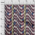 thumbnail image 1 of oneOone Cotton Poplin Fabric Stripe & Chevron Ikat Decor Fabric Printed BTY 42 Inch Wide, 1 of 4
