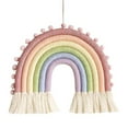 thumbnail image 1 of Rainbow Wall Hanging, Rainbow Decor, Macrame Rainbow Wall Hanging, Rainbow Baby, 1 of 5