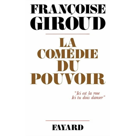 La ComÃ©die du pouvoir, (Paperback)