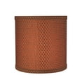 thumbnail image 3 of Aspen Creative 31233 Transitional Drum (Cylinder) Shape Spider Construction Lamp Shade in Brown, 8" wide (8" x 8" x 8"), 3 of 5