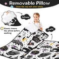 thumbnail image 3 of Black Halloween Witchcraft Elements Toddler Nap Mats for Kids Preschool,50"x20" Sleeping Mat Bag or Kids,Toddler Sleeping Bag,Toddler Nap Mat or Daycare, 3 of 6