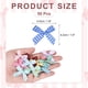 thumbnail image 2 of 50 Piezas de Mini Lazos de Cinta Gingham para Manualidades DIY, Decoración de Pasteles, Bodas, Fiestas de Cumpleaños, Azul Oscuro Blanco, 2 of 5