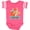 Football Pink and White, variant on Inktastic Little Sister Woodland Fox Girls Girls Baby Bodysuit