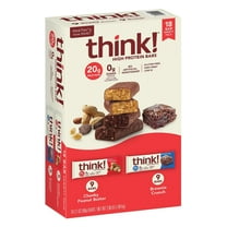 thinkThin High Protein Bars, Chunky Peanut Butter & Brownie Crunch, 2.1 oz Bar (18 ct.)