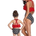 thumbnail image 4 of Mommy and Me Swimwear 2 Pieces Bikini Set Family Matching Swimsuit High Waisted Bikini Set Girls Swimwear, 4 of 6